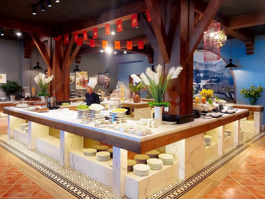 Buffet sáng – Venus Hotel Tam Đảo